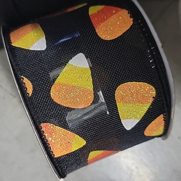 Celebrate It Halloween Wired Ribbon - Black and Orange Bundle. - Picture 5 of 6